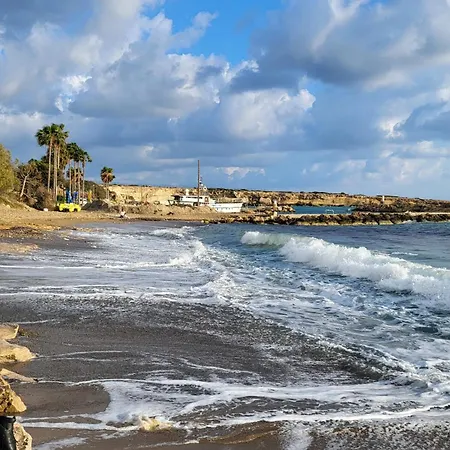 公寓 Calm Seaview Nest On The Hillside Peyia *